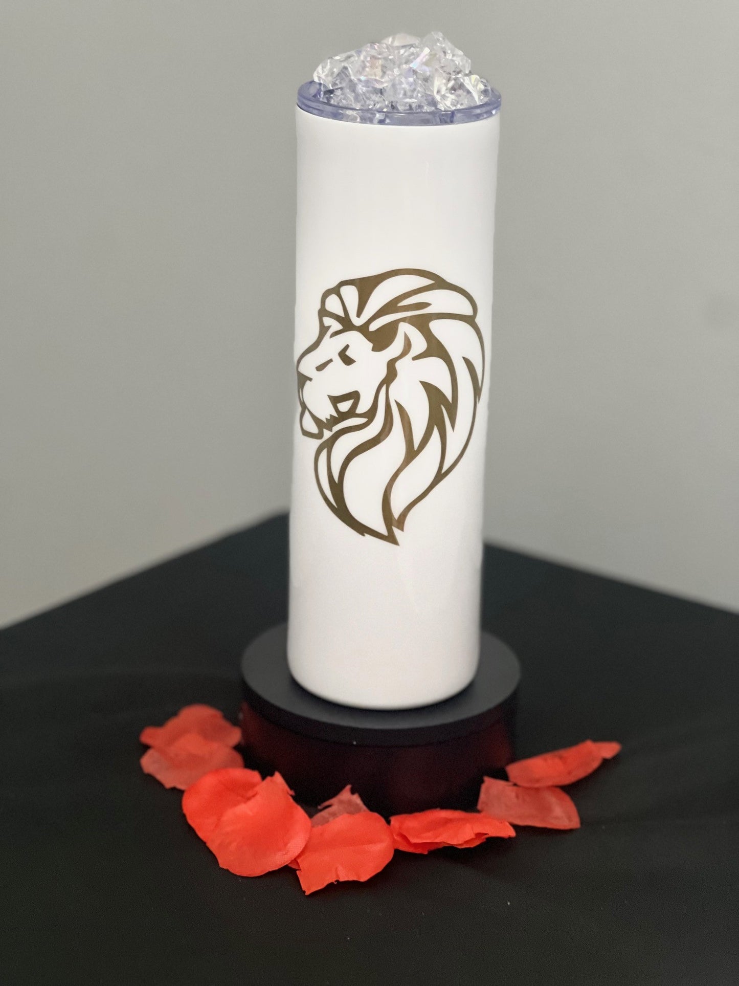 30oz Gold Lion Tumbler