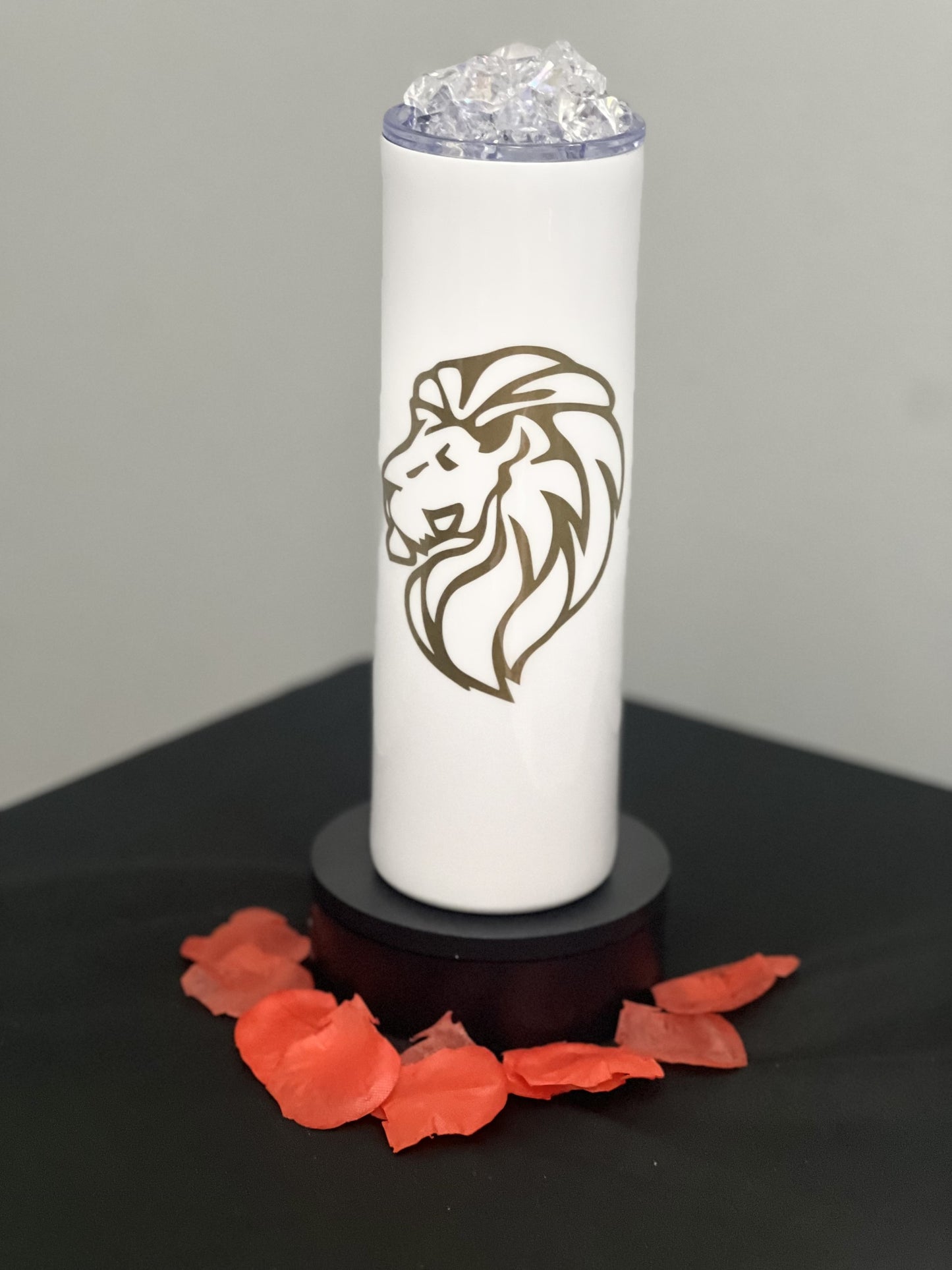 30oz Gold Lion Resin Tumbler