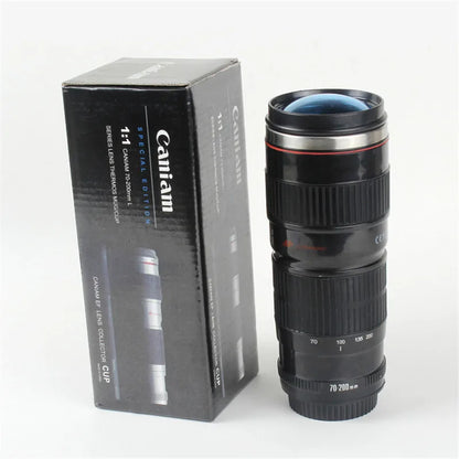 Realistic SLR Camera 70-200 Camera Lens Mug With Lid!! 450ml