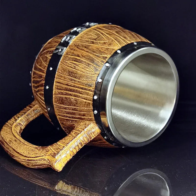 Oak Barrel Beer Mug 580ML