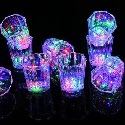 Colorful Glowing Light Glass - Parties, Weddings