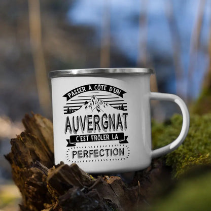 Personalised Mountain Enamel Coffee Mug Adventure Together Camping Cup Gifts Ideas For Camper Campfire Mugs Outside Outdoors