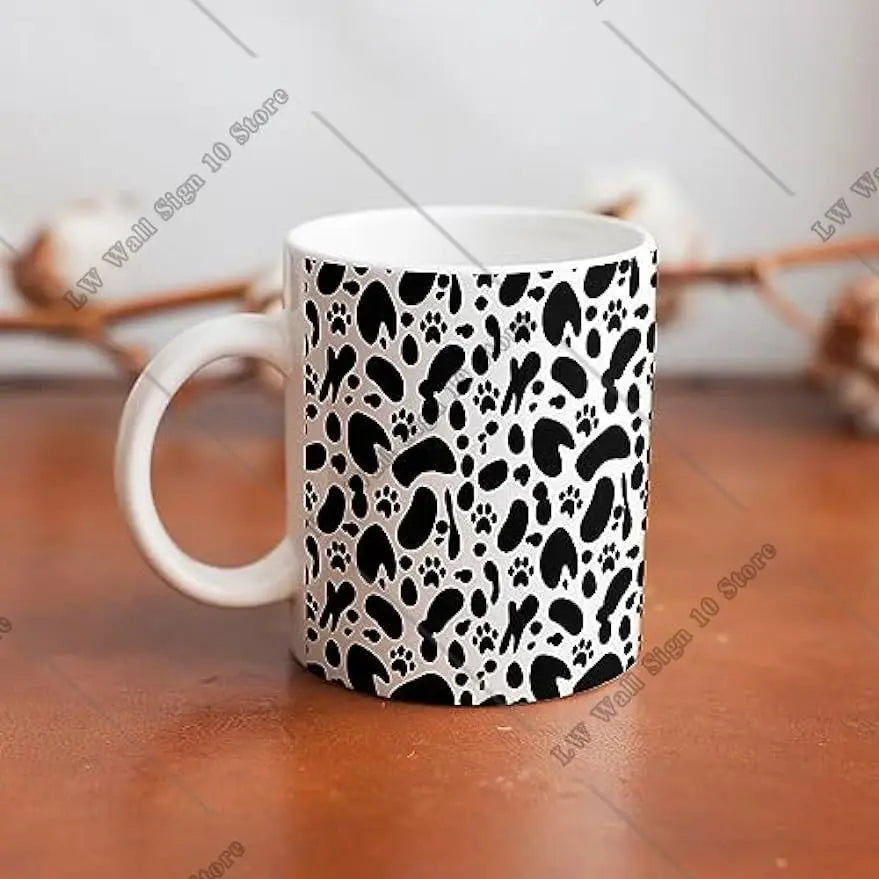 Dalmatian Pattern Ceramic 12oz Coffee Mug