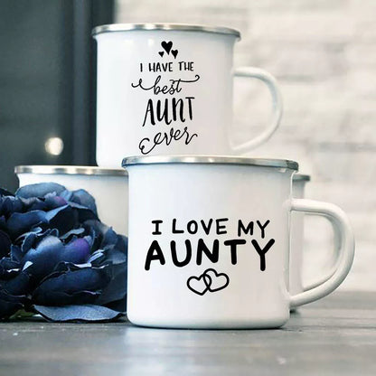 I have the best aunt ever coffee mug I love my aunty mugs Family gift Mothers day gifts for aunt sister in law