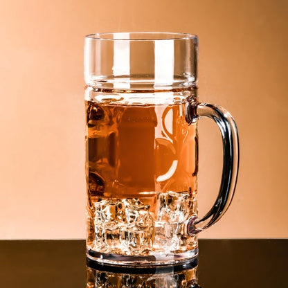 Unbreakable Plastic Beer Mug 500ML/1L