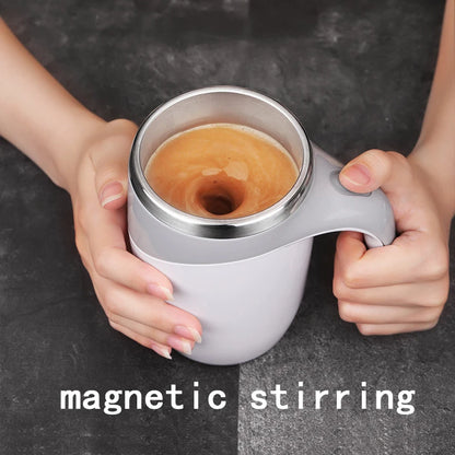 #1 GIFT -  Magnetic SELF-STIRRING 380ml Stainless Steel Mug!!! USB/Battery