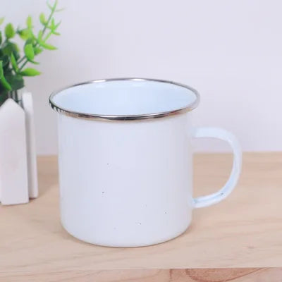 Cute Customized Panda/Dog/Cat Enamel Coffee Mugs