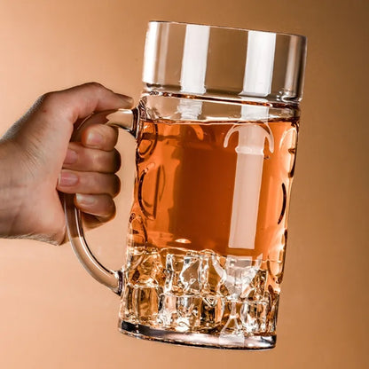 Unbreakable Plastic Beer Mug 500ML/1L