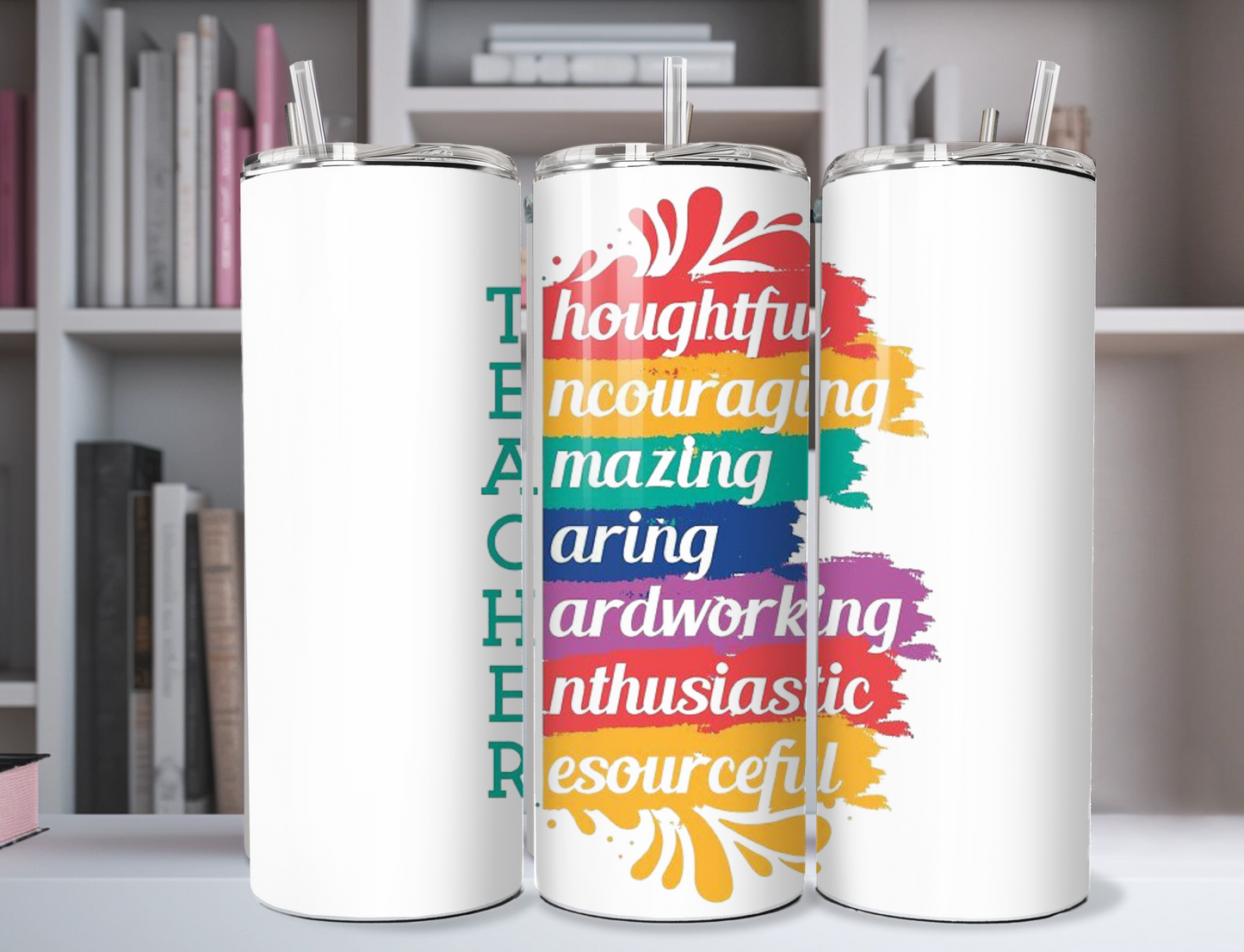 TEACHER Acronym 20oz Stainless Steel Tumbler